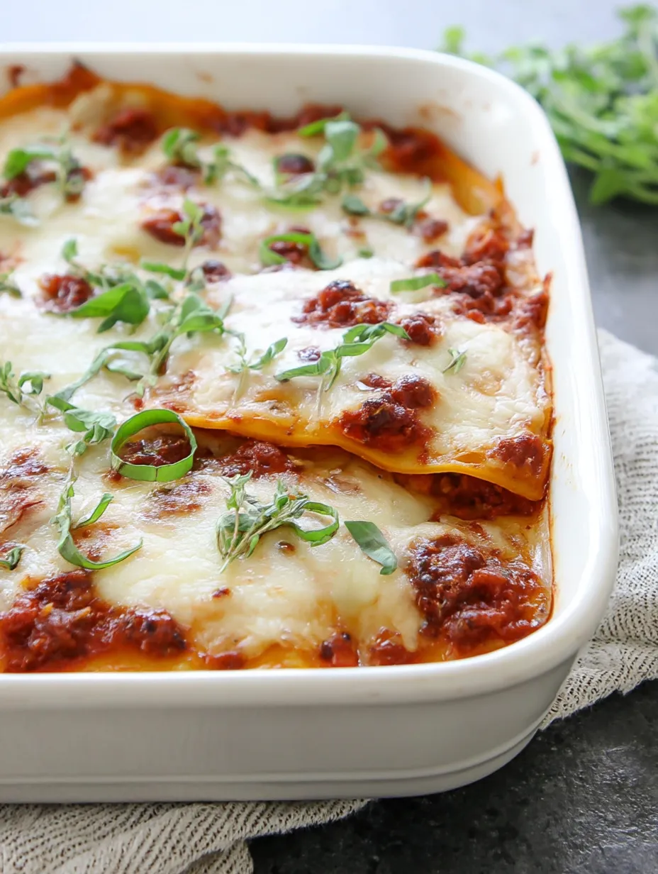 Noodleless Butternut Squash Lasagna.