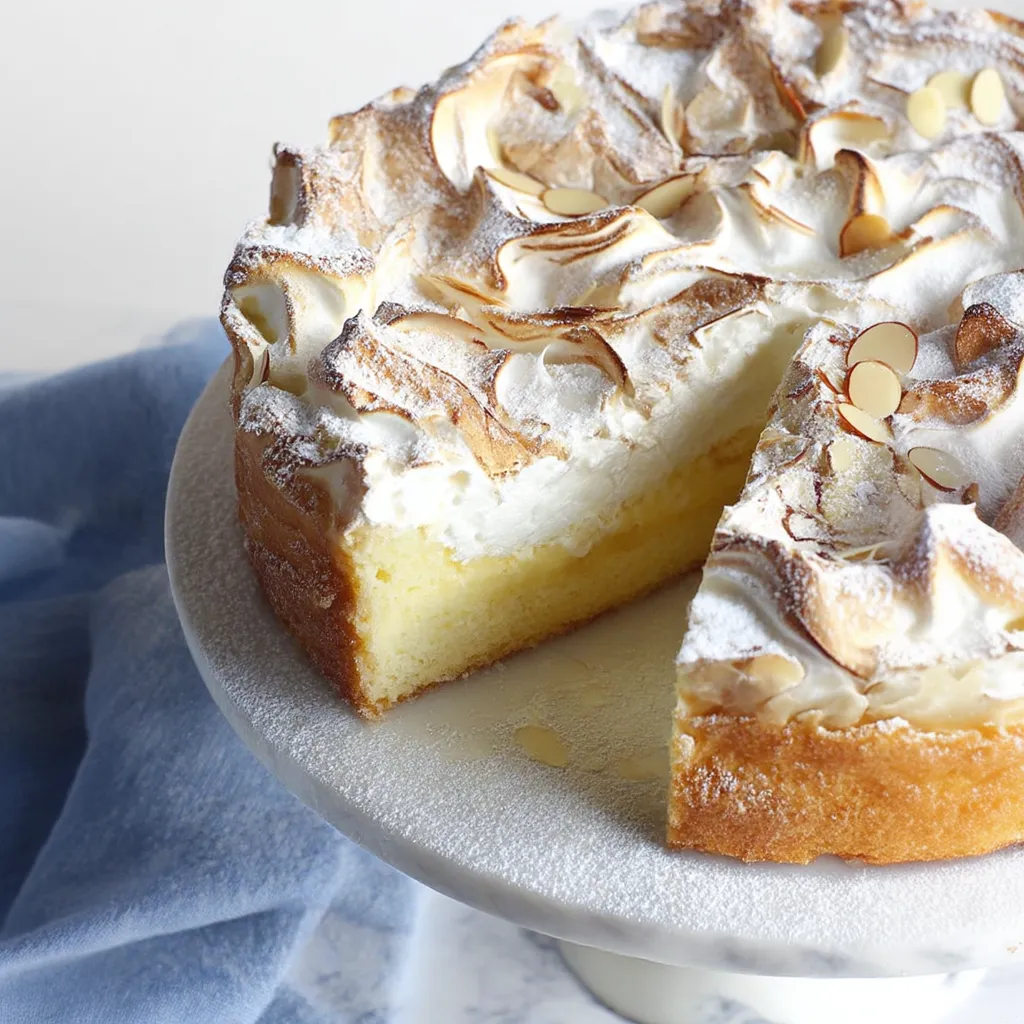 Almond Meringue Cake