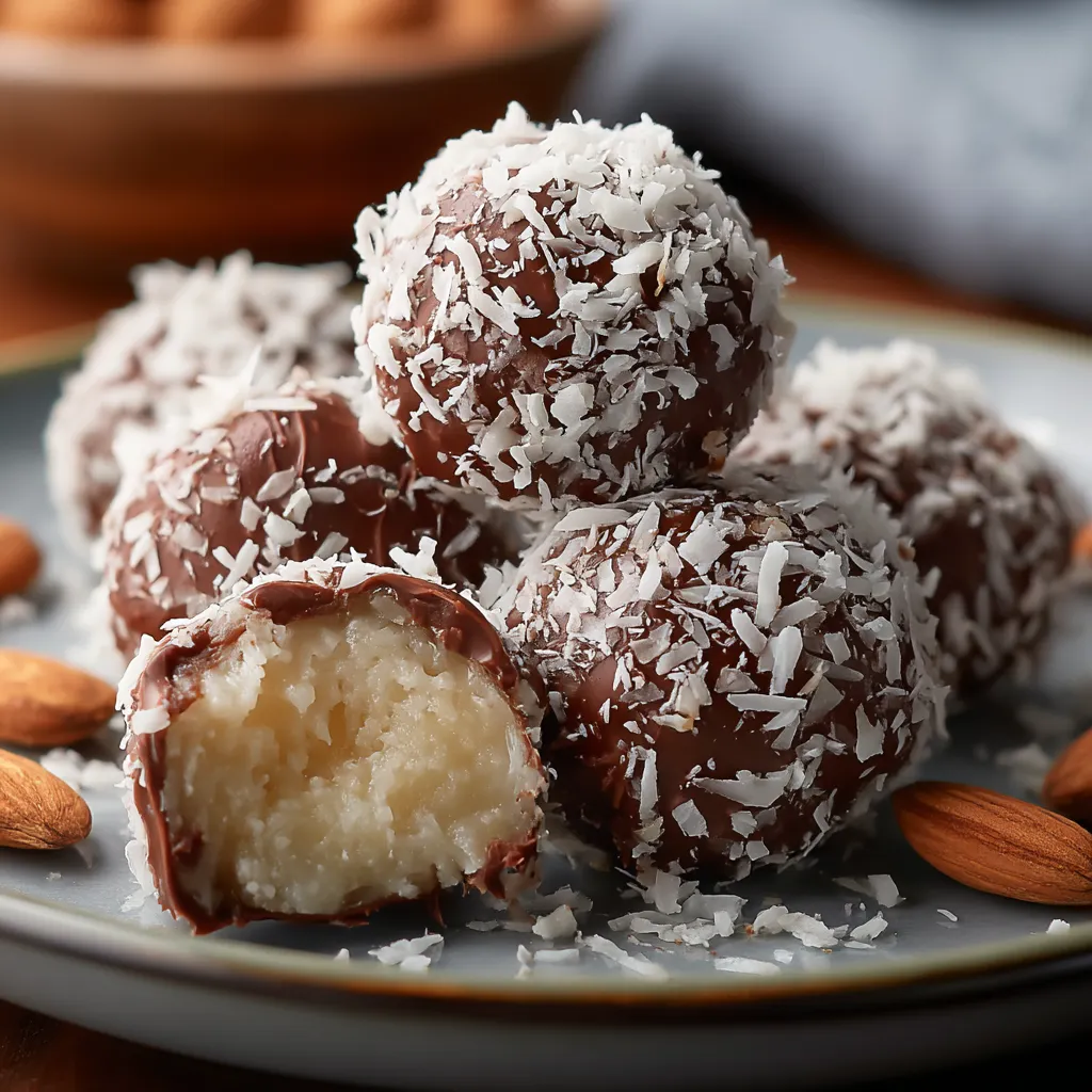 Almond Joy Coconut Bites