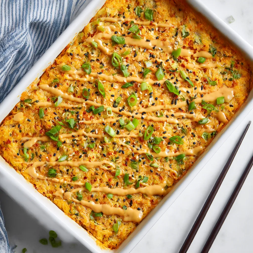 Salmon Sushi Bake