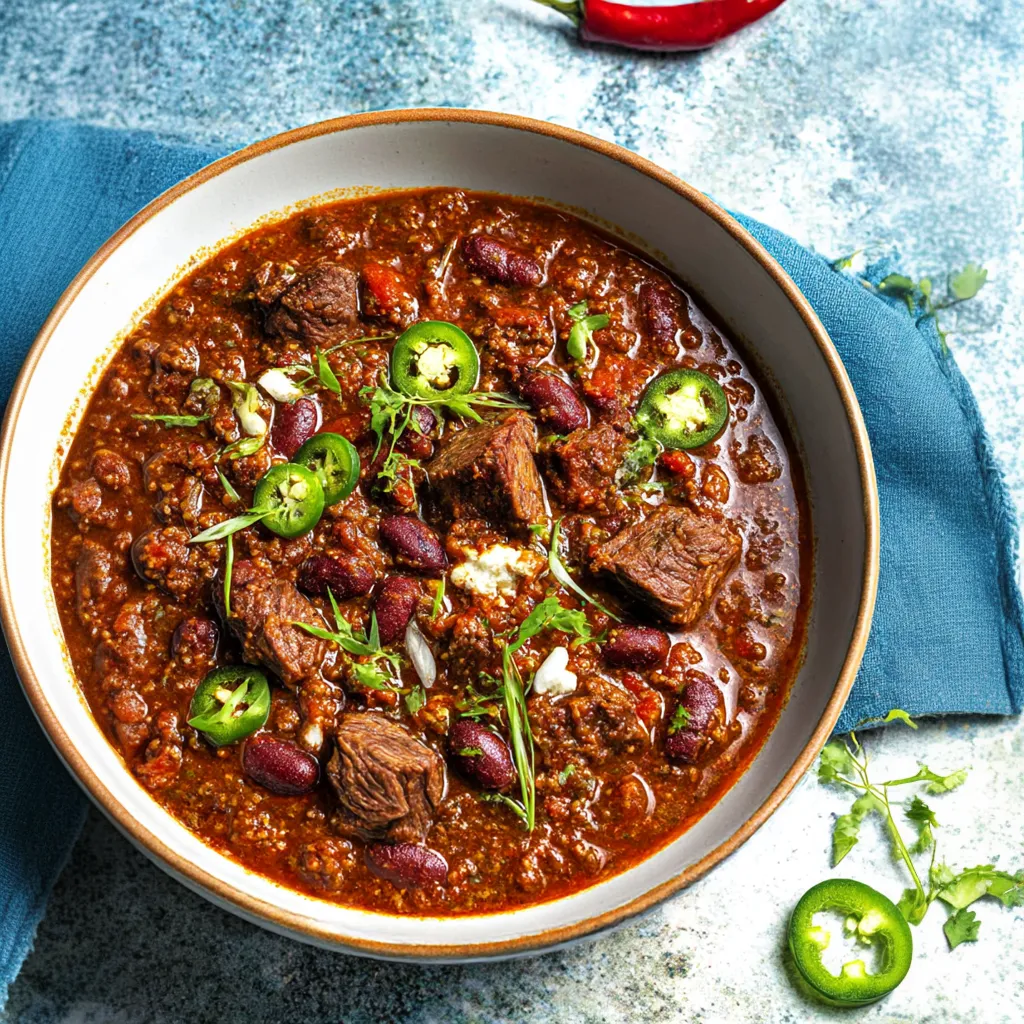 Short Rib and Chorizo Chili Recipe