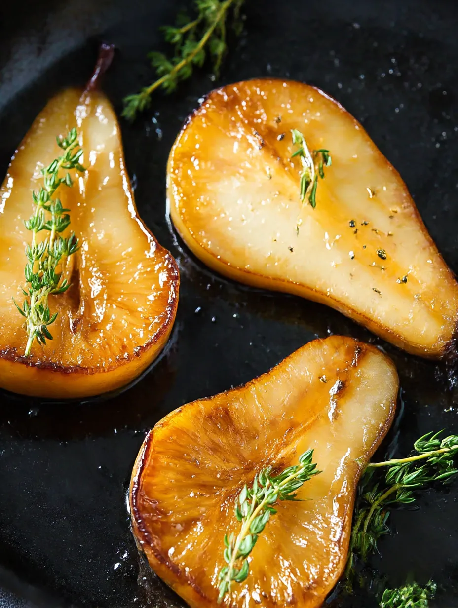 Roasted Pears Recipe.