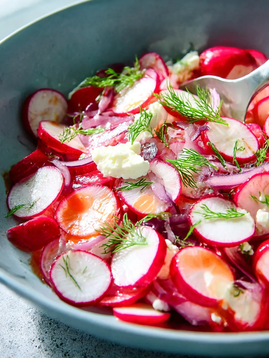 Easy Radish Salad.