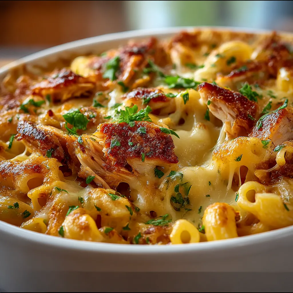 BBQ Chicken Mac and Cheese