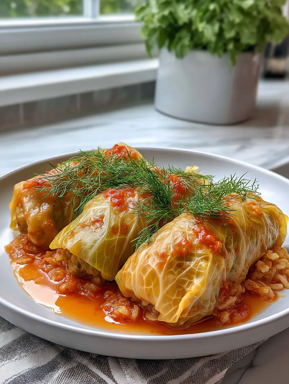 Polish Stuffed Cabbage Rolls Recipe.