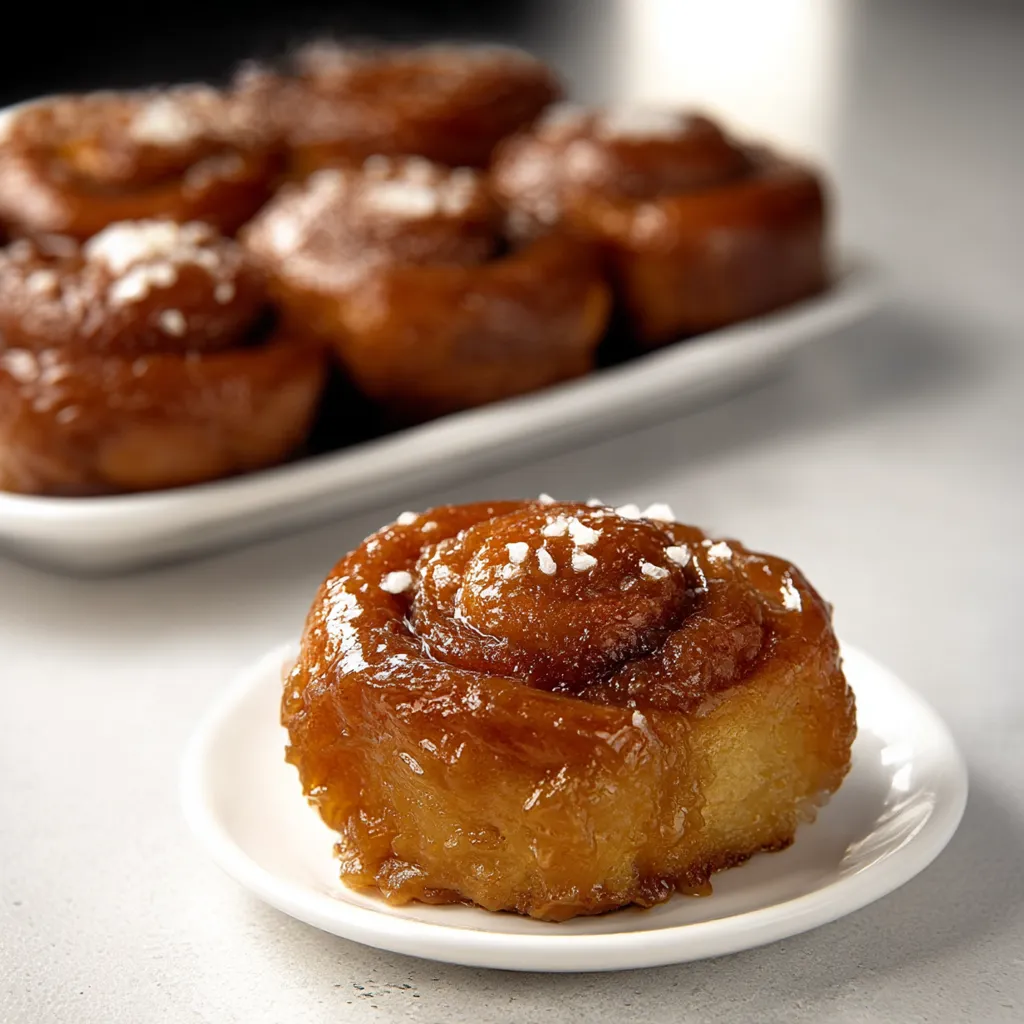 Salted Pretzel Sticky Buns