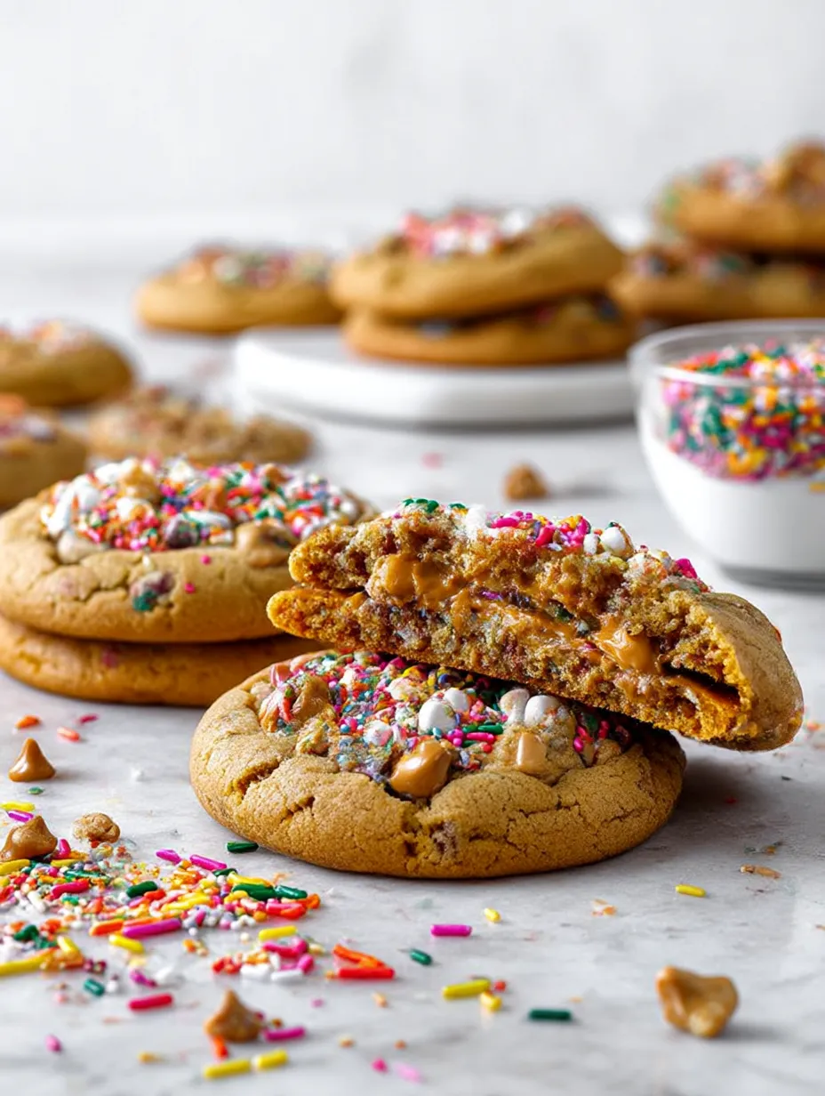 Teddy Graham Funfetti Stuffed Cookie Butter Cookies Recipe.