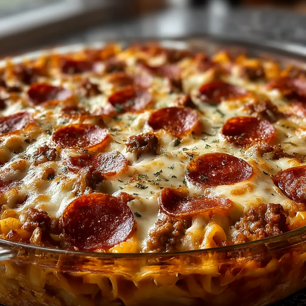 Meat Lovers Pizza Casserole Recipe