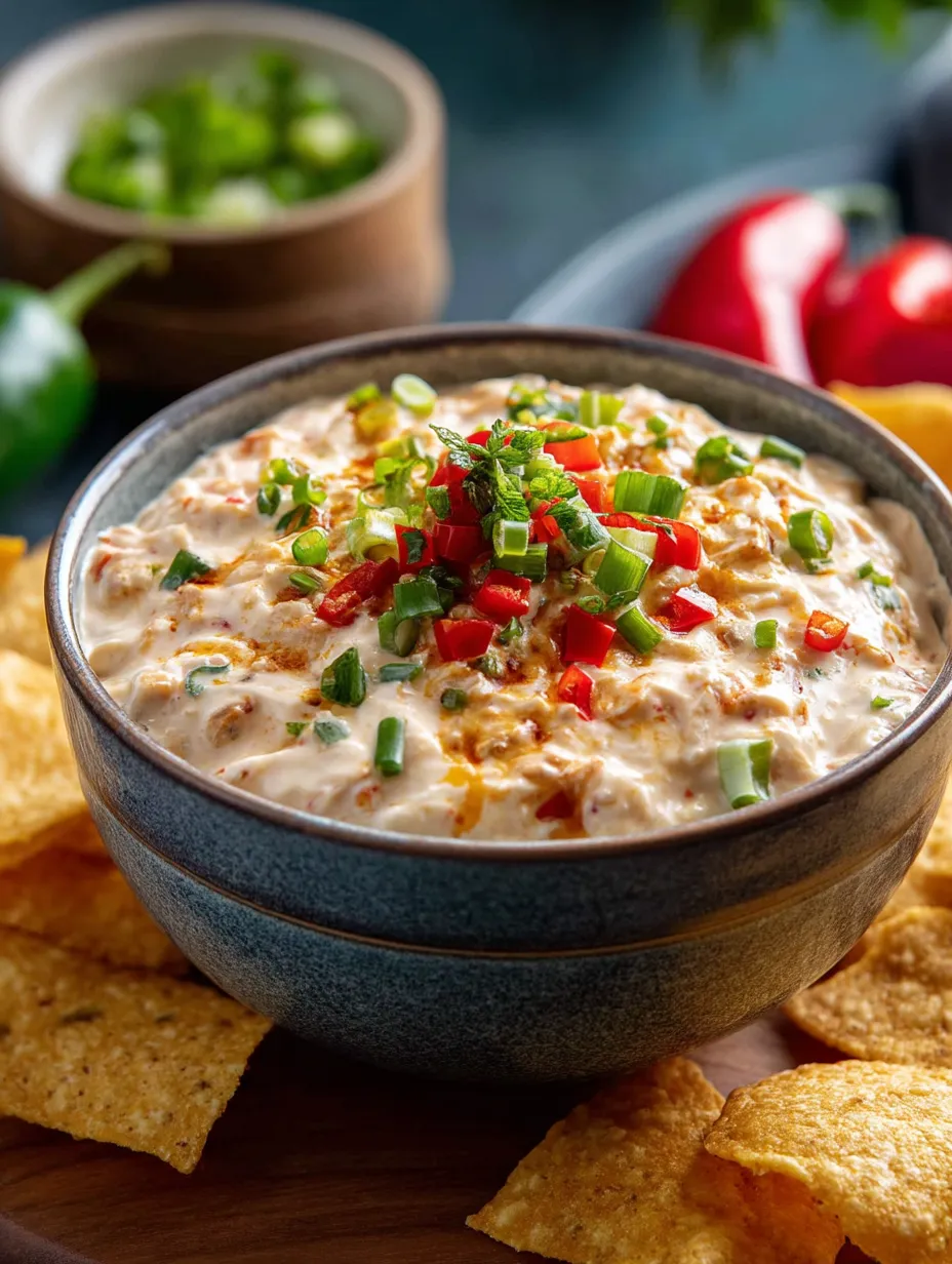A bowl of Rotel Ranch Dip.