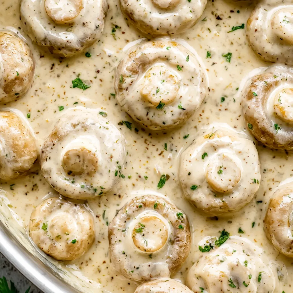 Garlic Parmesan Mushrooms