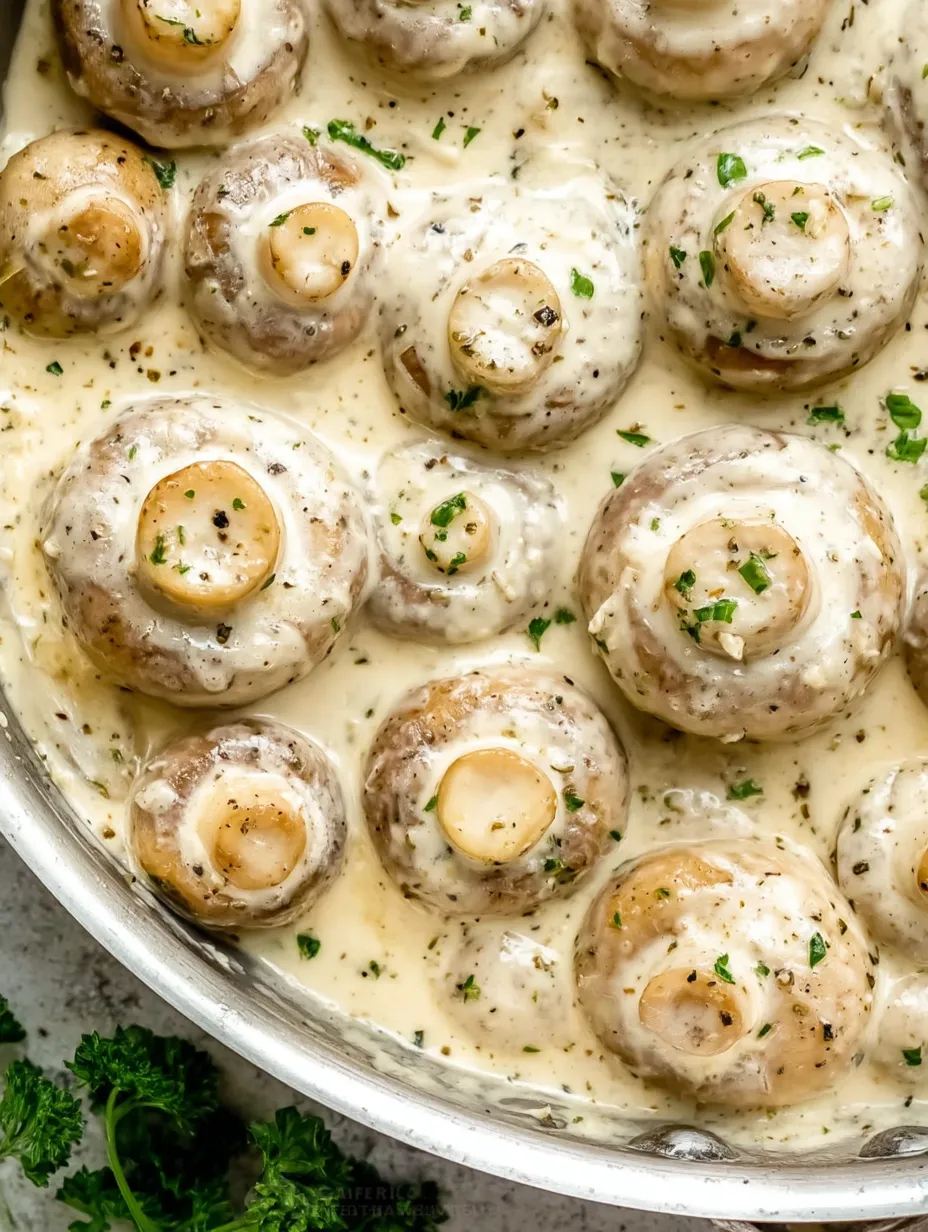 A bowl of mushrooms covered in cheese.