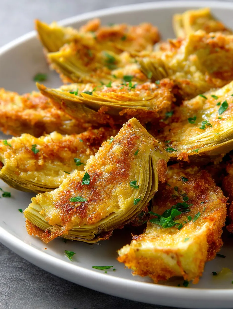 Baked Artichoke Hearts.