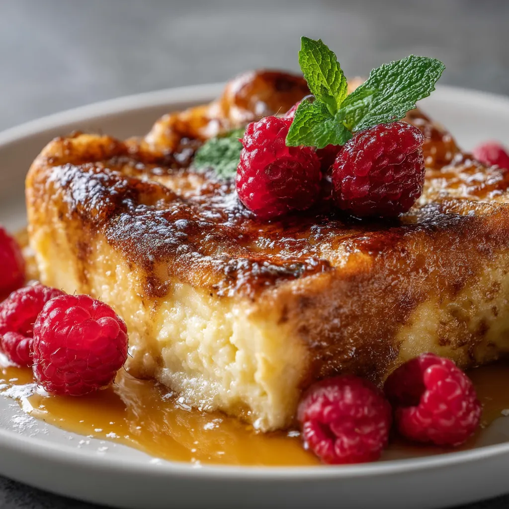 Decadent Crème Brûlée French Toast Casserole