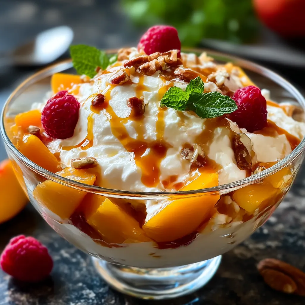 Millionaire Peach Salad Recipe