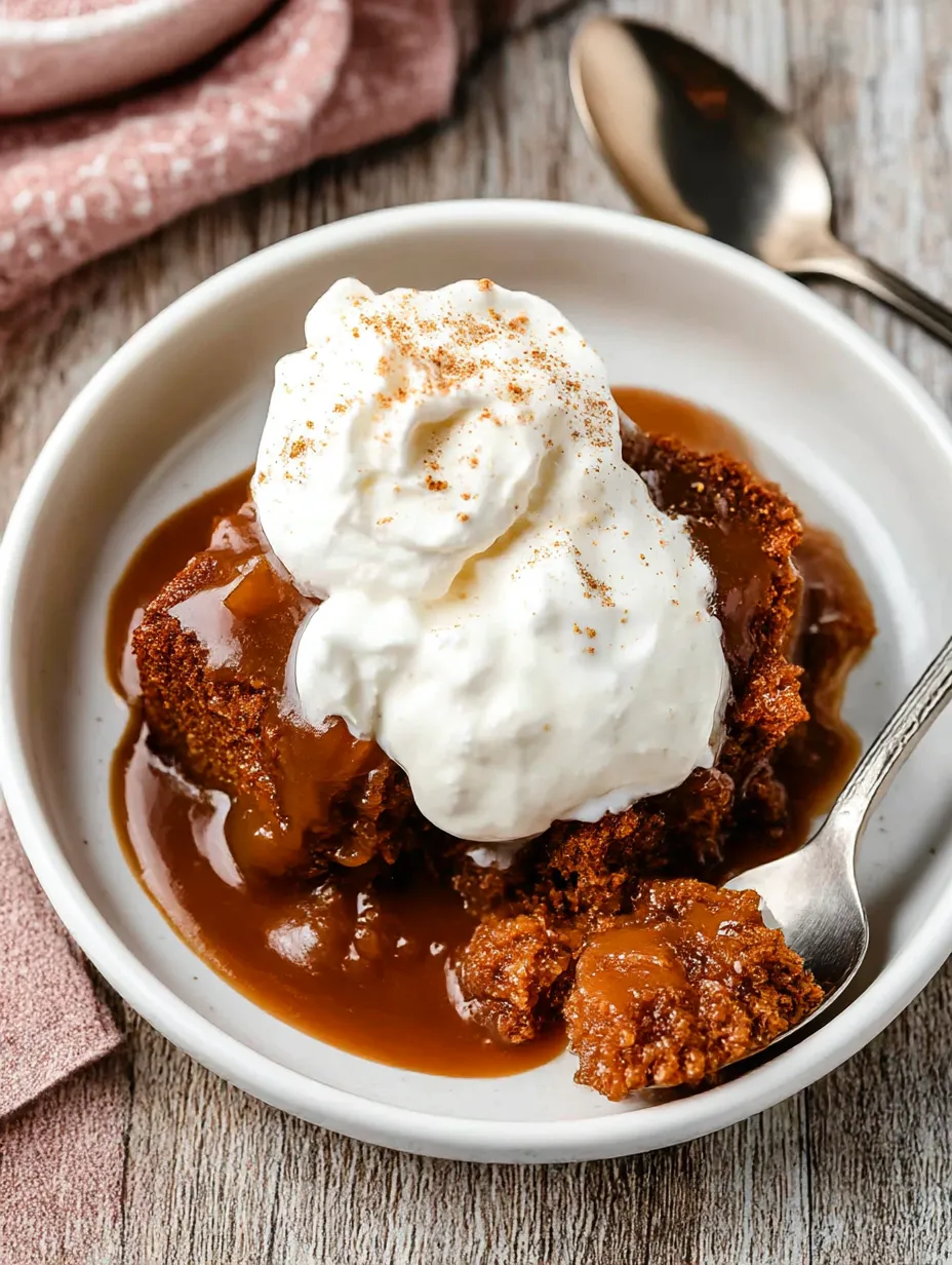 Gingerbread Pudding Cake Recipe.