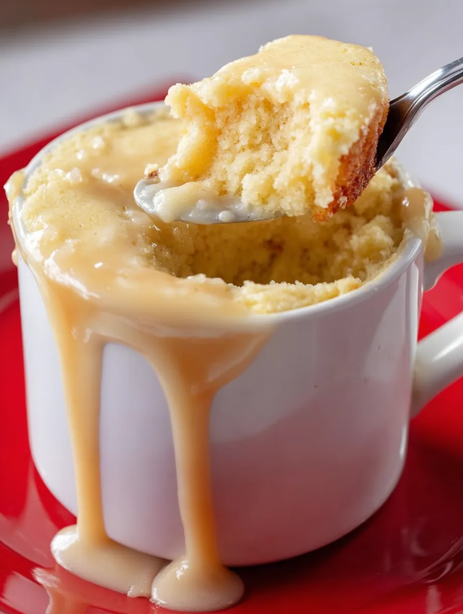 Glaze Donut Mug Cake.