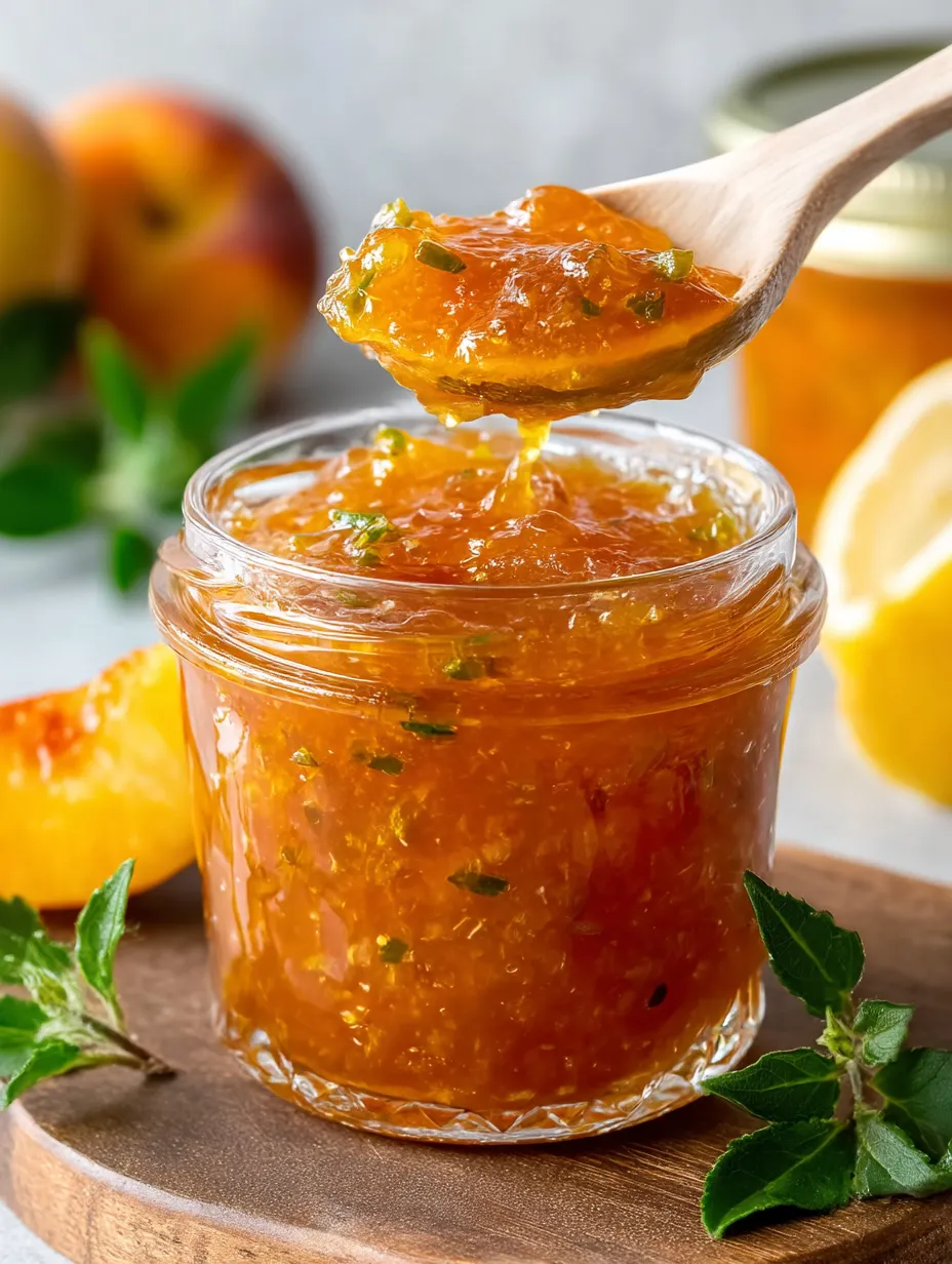 Peach Jalapeno Jam.