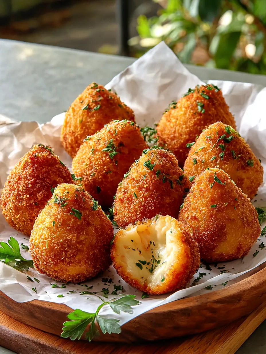 A plate of Brazilian Chicken Croquettes.