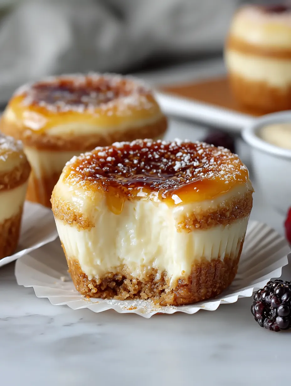 Vanilla Bean Crème Brûlée Cheesecake Recipe.