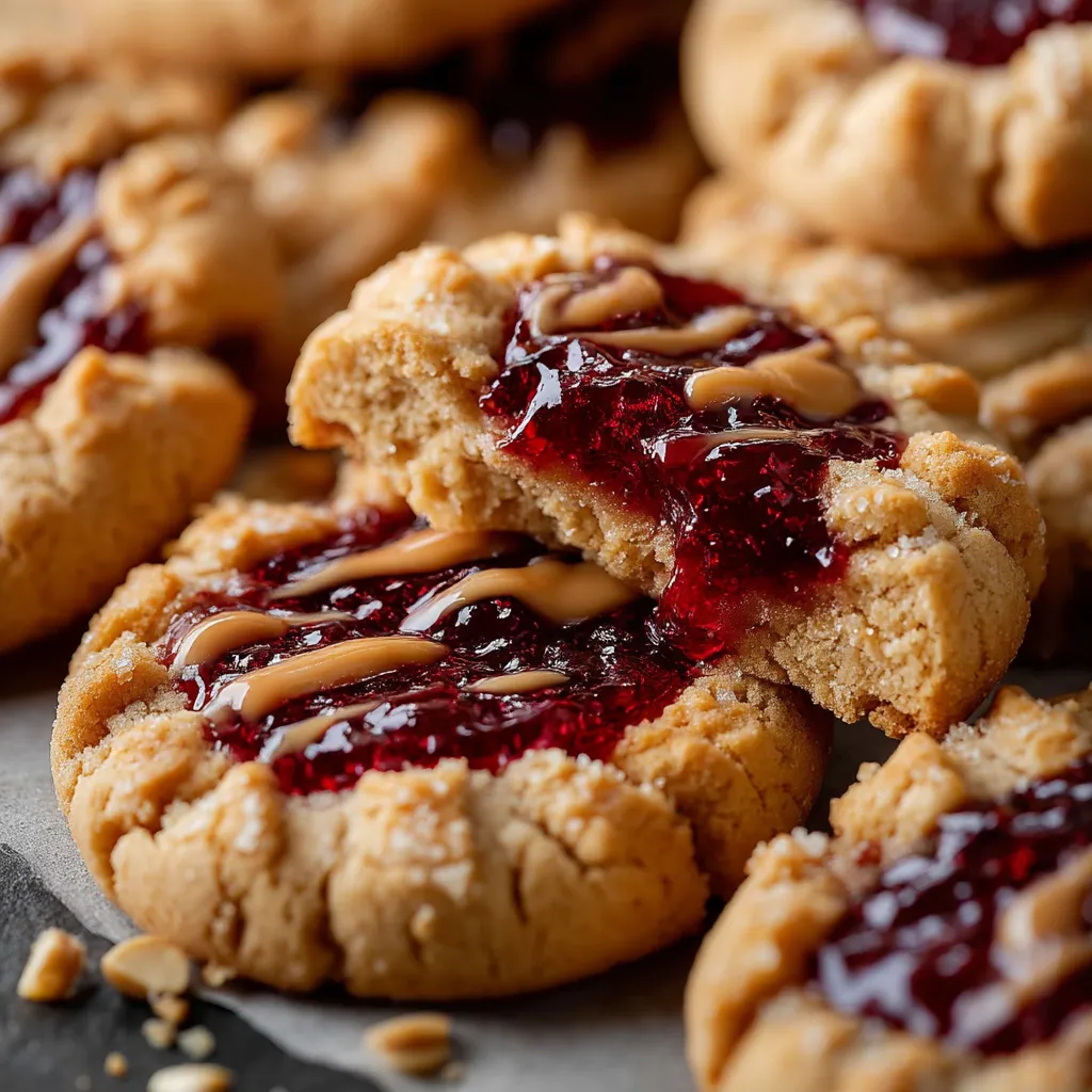 Peanut Butter and Jelly Cookies