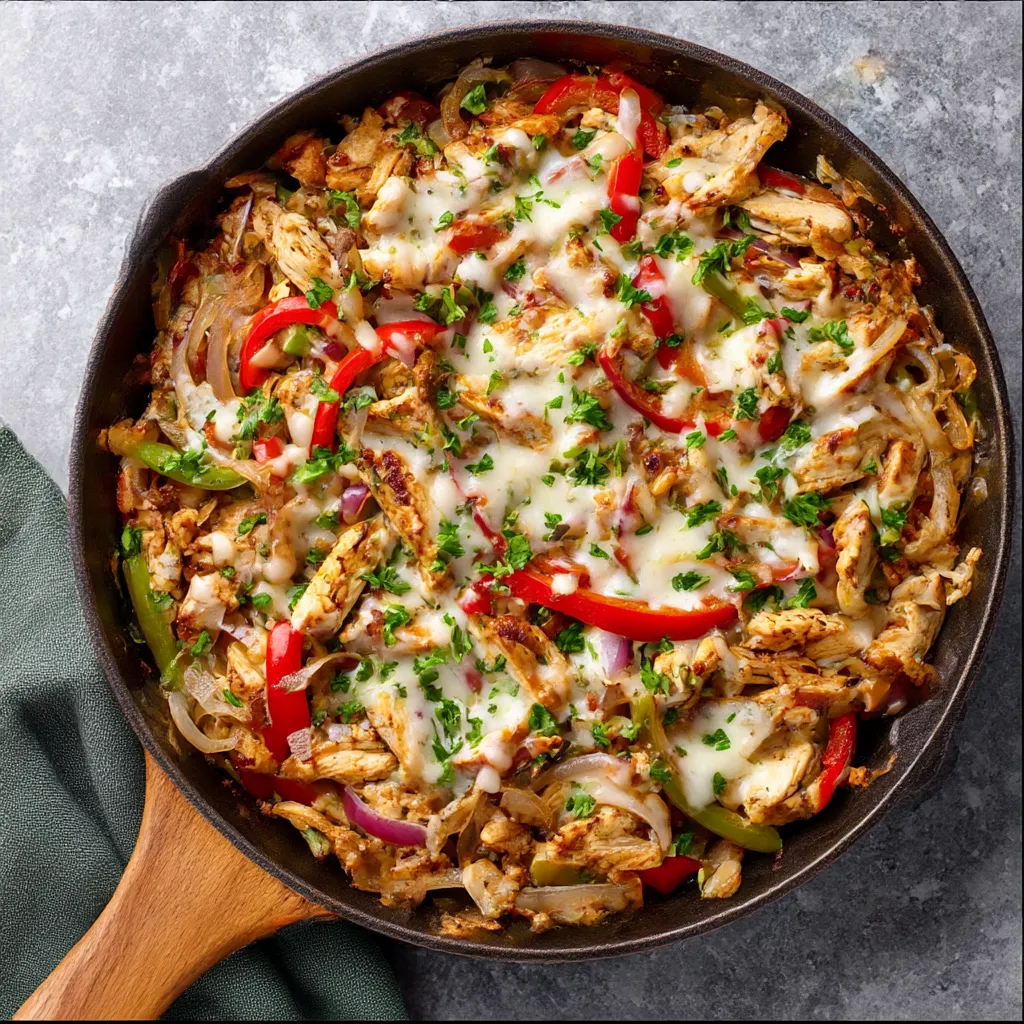 Chicken Cheesesteak Skillet