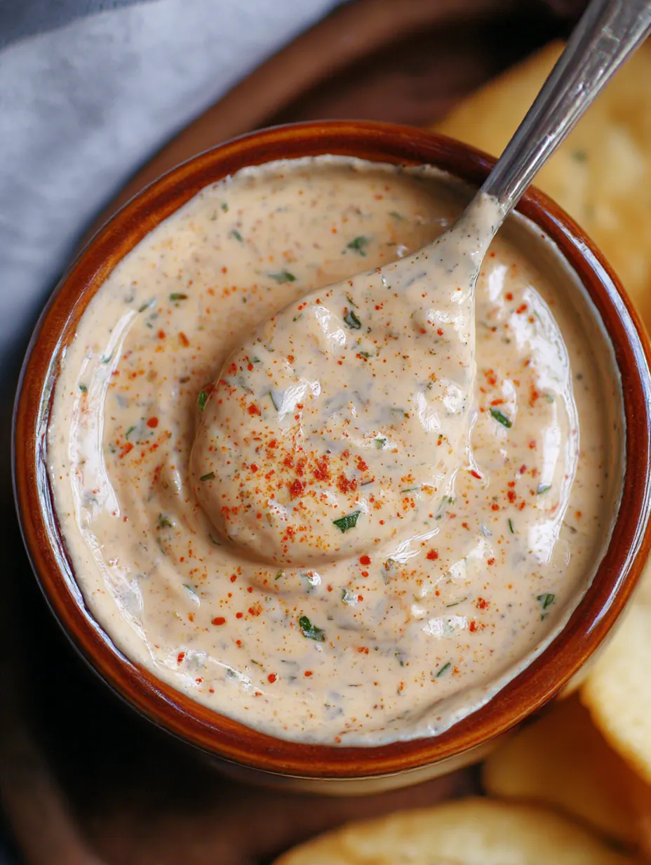 A bowl of Louisiana Remoulade Sauce.