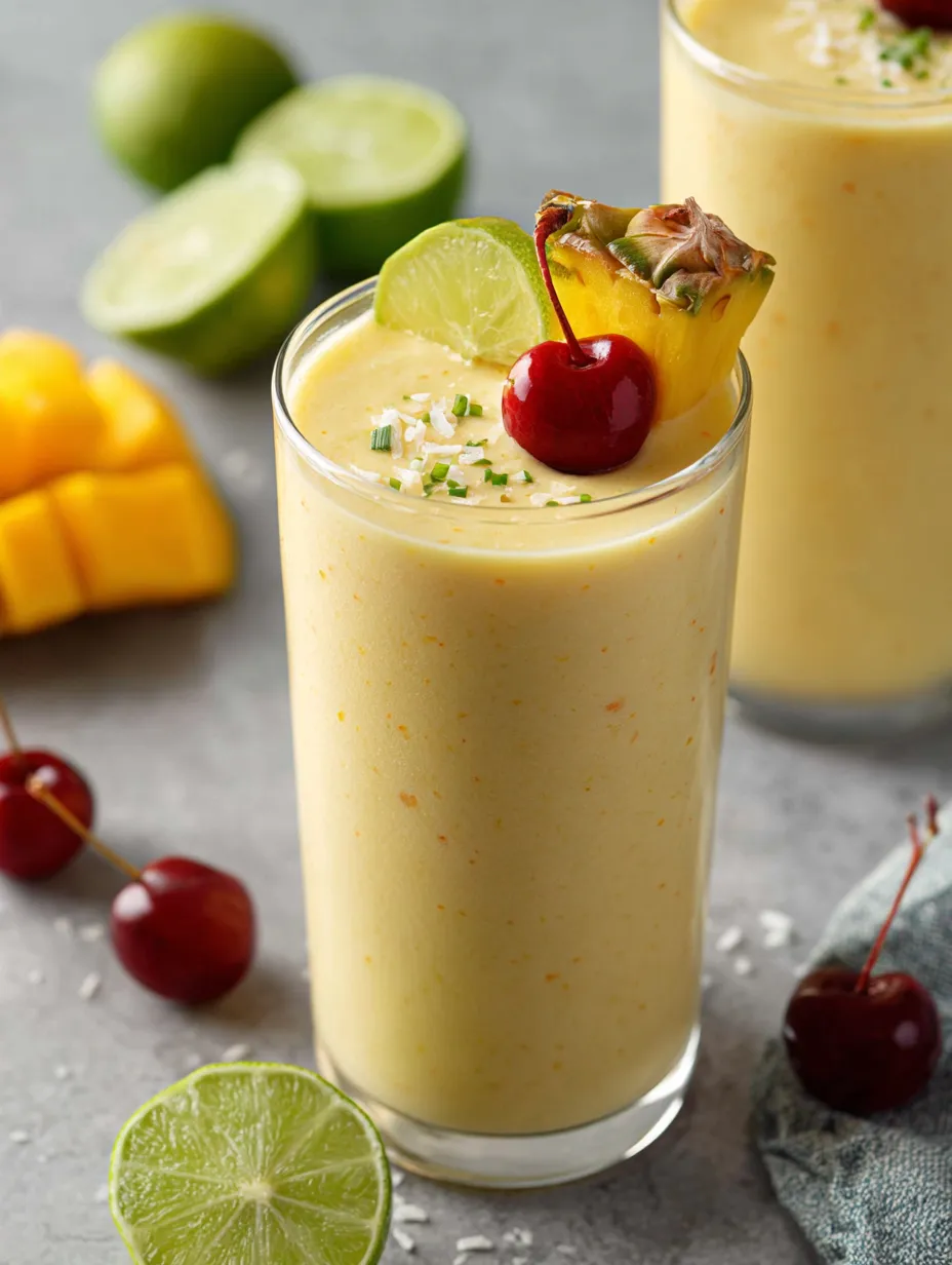 Easy Tropical Smoothie Recipe.