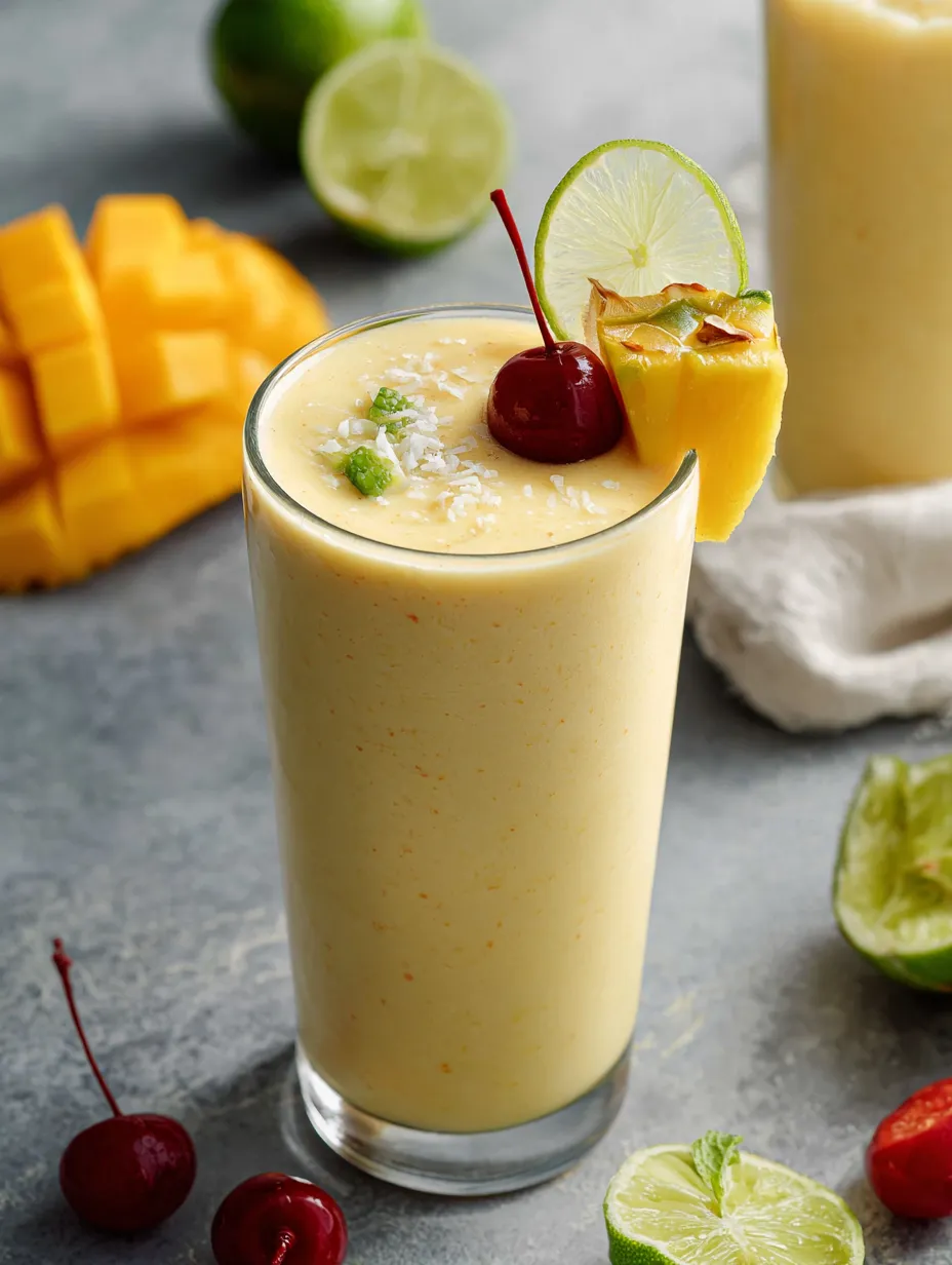 Easy Tropical Smoothie.