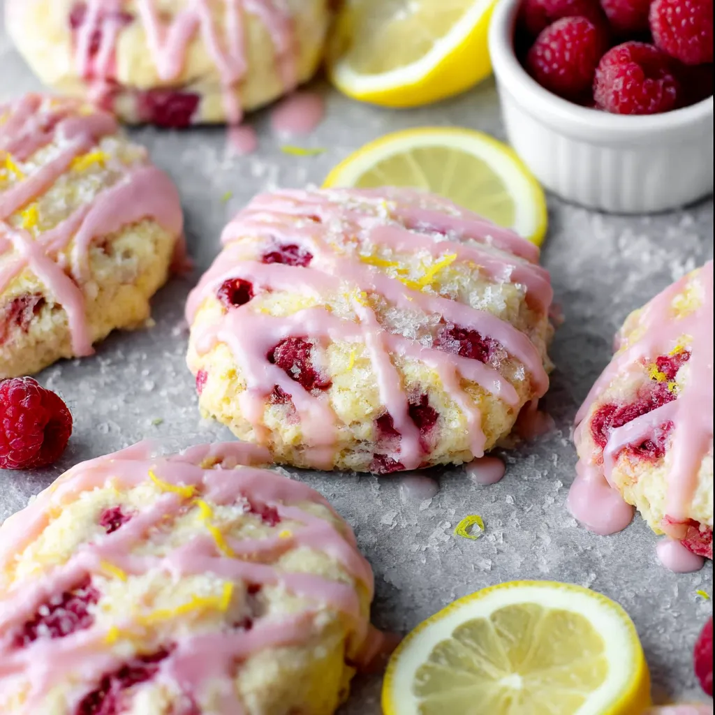 Lemon Raspberry Cookies