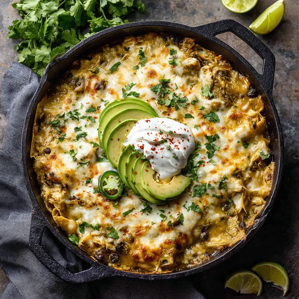 A bowl of food with a dollop of sour cream on top.