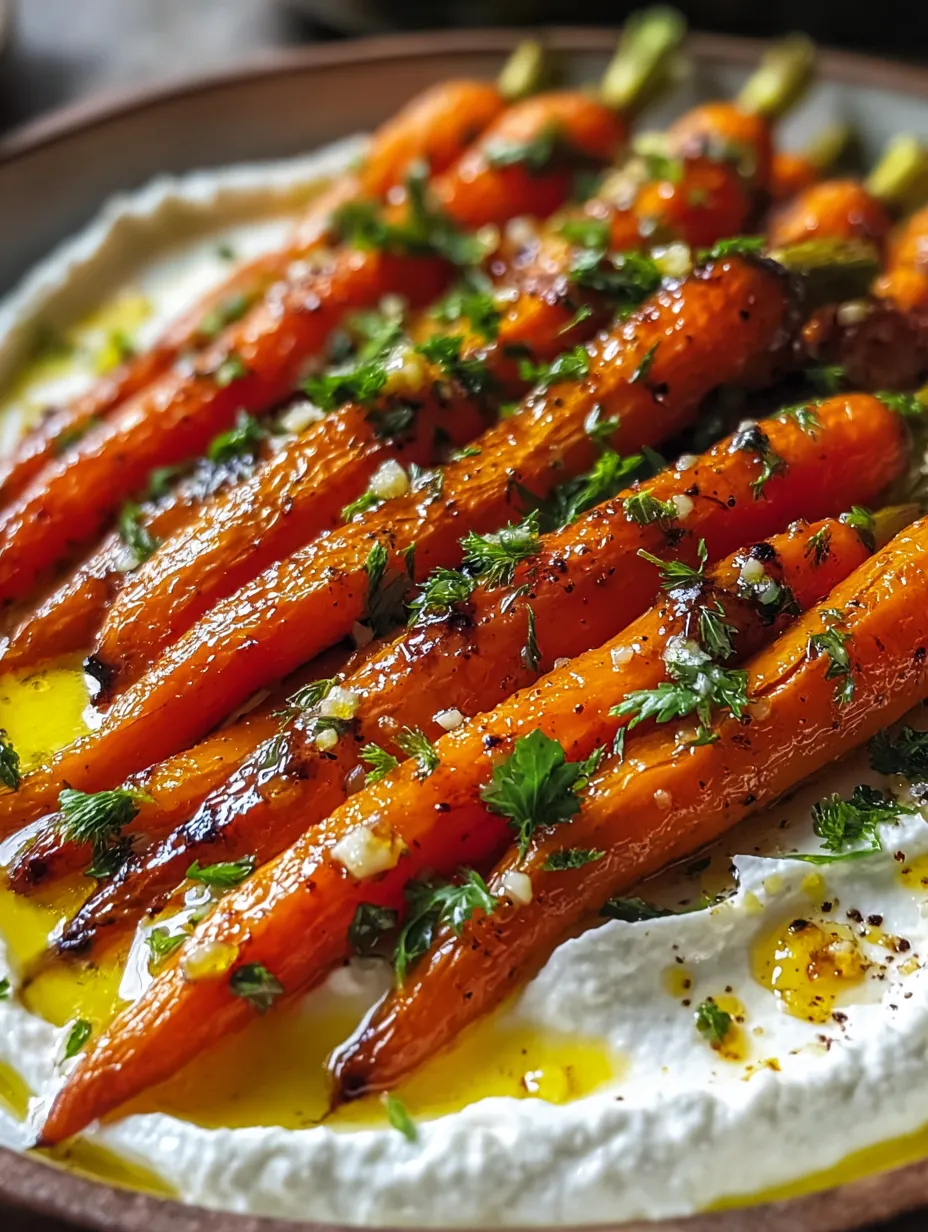 Roasted Carrots with Whipped Ricotta.