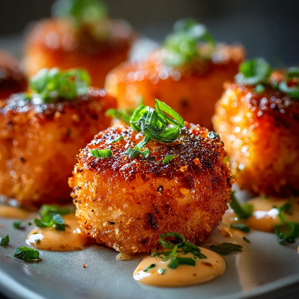 Crispy Bang Bang Salmon Bites