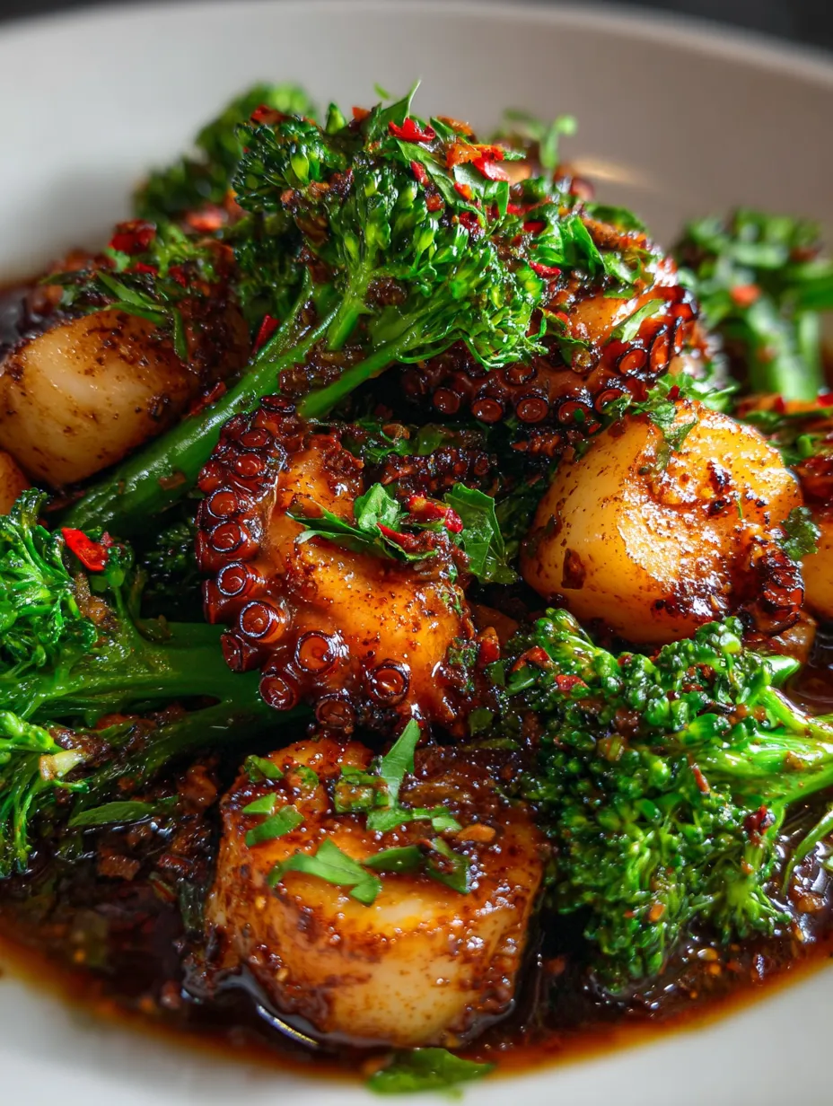Citrus-Spiced Baby Octopus.