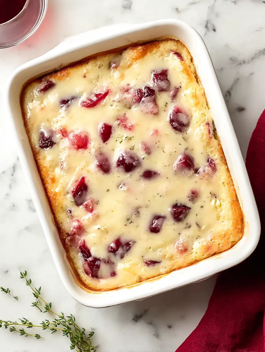 Rhubarb Cake with Butter Sauce.