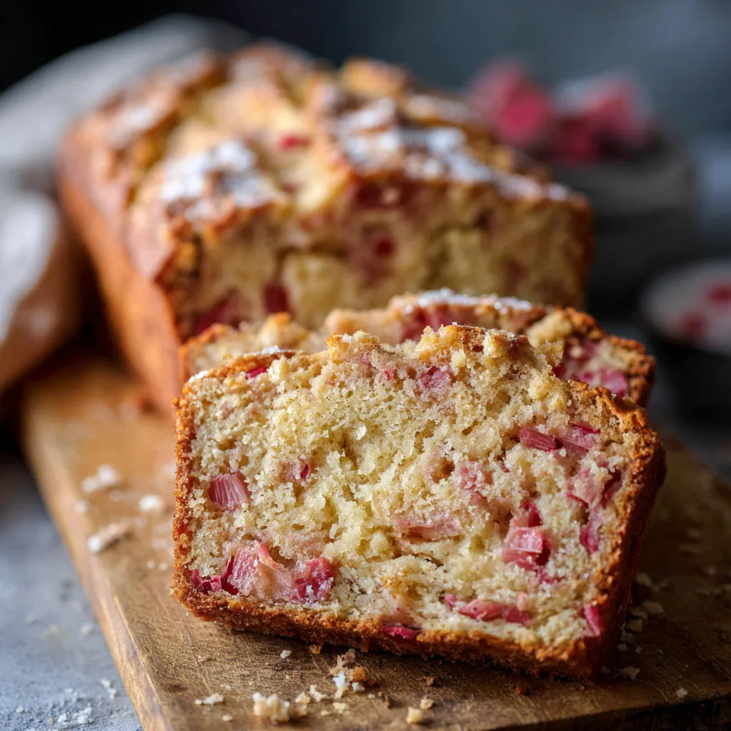 Easy Rhubarb Bread