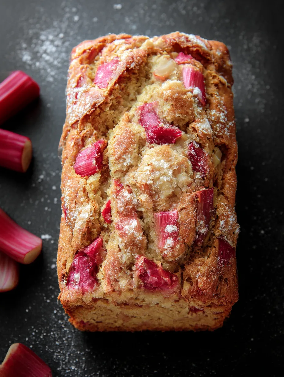 A loaf of bread with red and white toppings.
