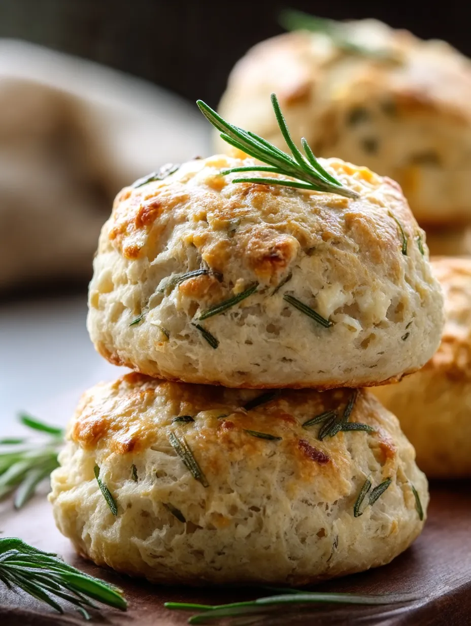 Rosemary Goat Cheese Biscuits Recipe.
