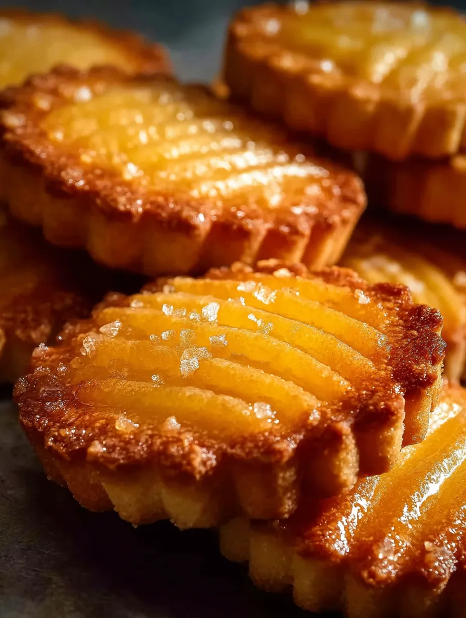 A close up of a French Salted Butter Cookies.