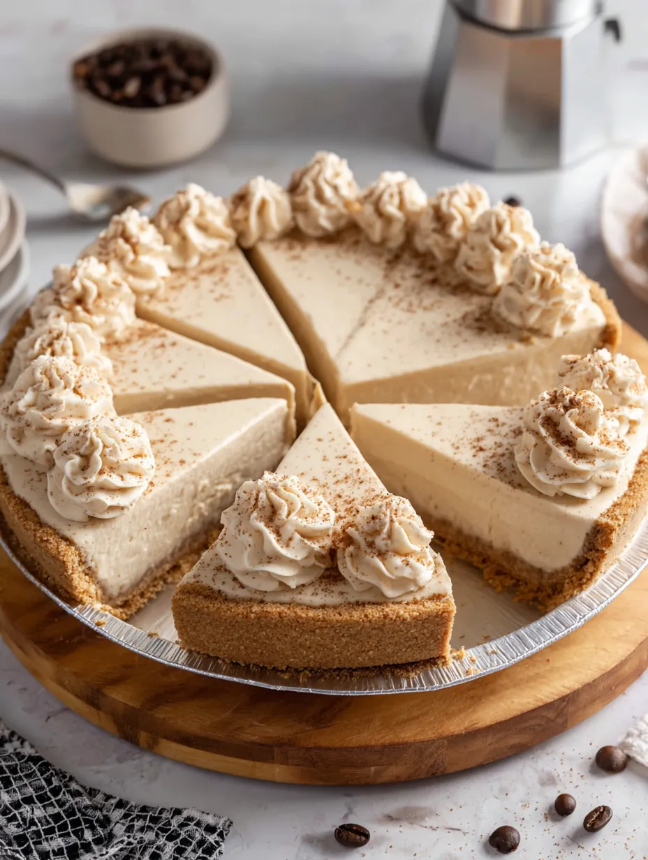 A slice of cheesecake with a dollop of whipped cream on top.