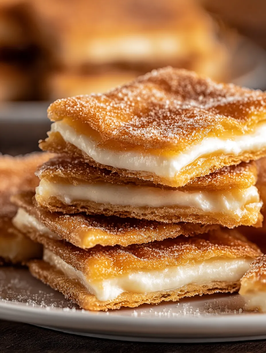 A stack of Churro Cracker Candy.