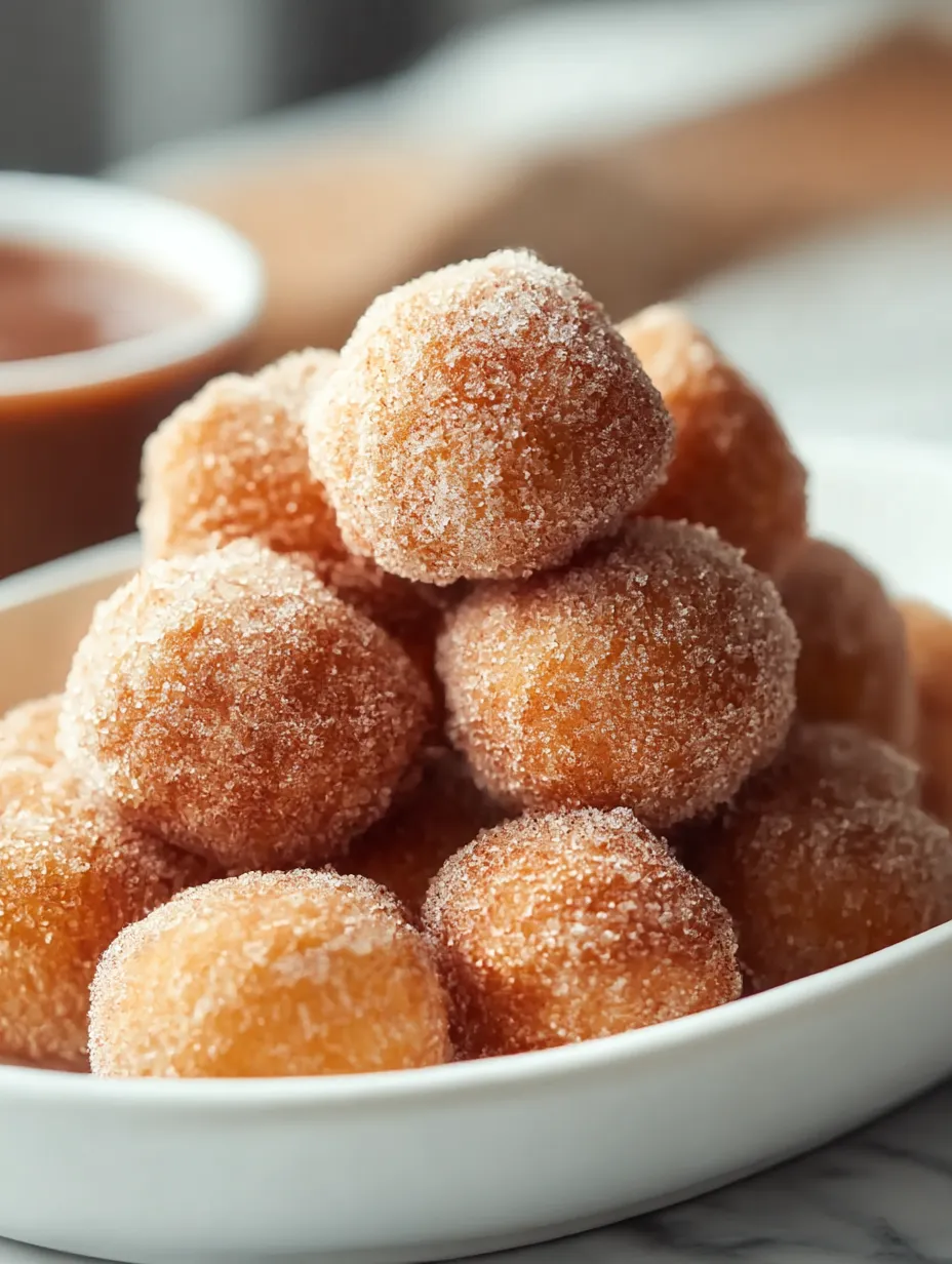 Sweet Air Fryer Churro Bites Recipe.