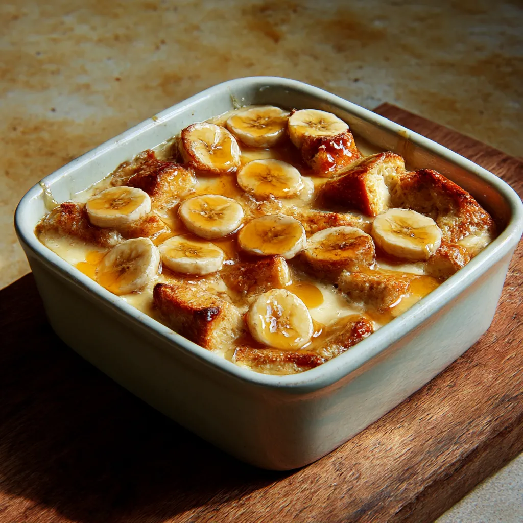Banana Croissant “French Toast” Casserole