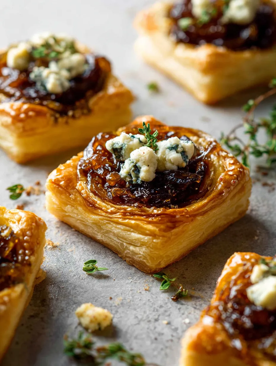 Caramelized Onion & Blue Cheese.