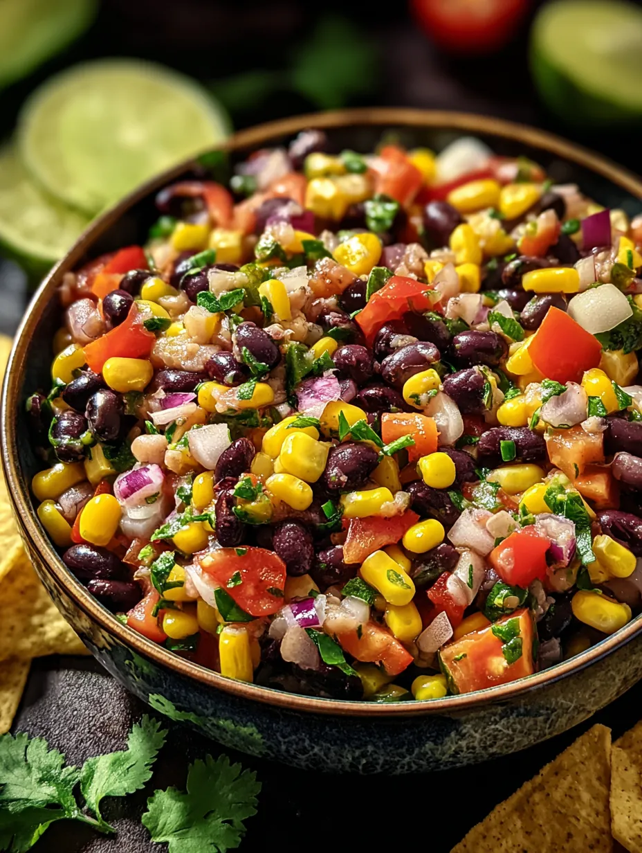 A bowl of Cowboy Caviar.