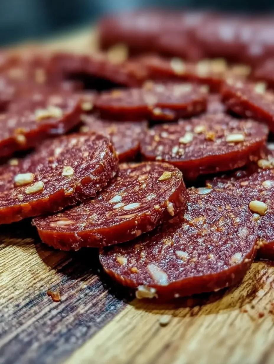 Homemade Venison Pepperoni Recipe.