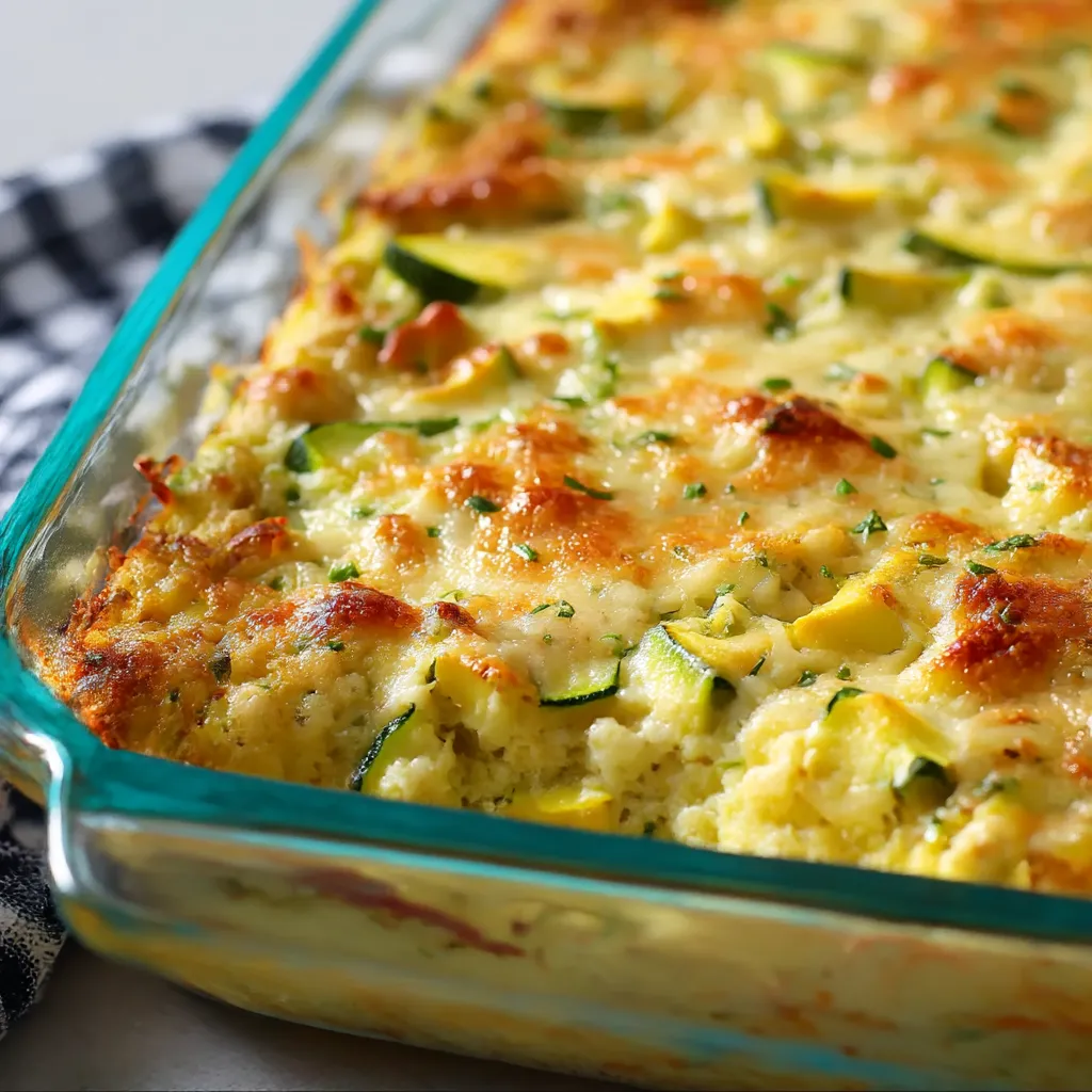 Zucchini Cornbread Casserole