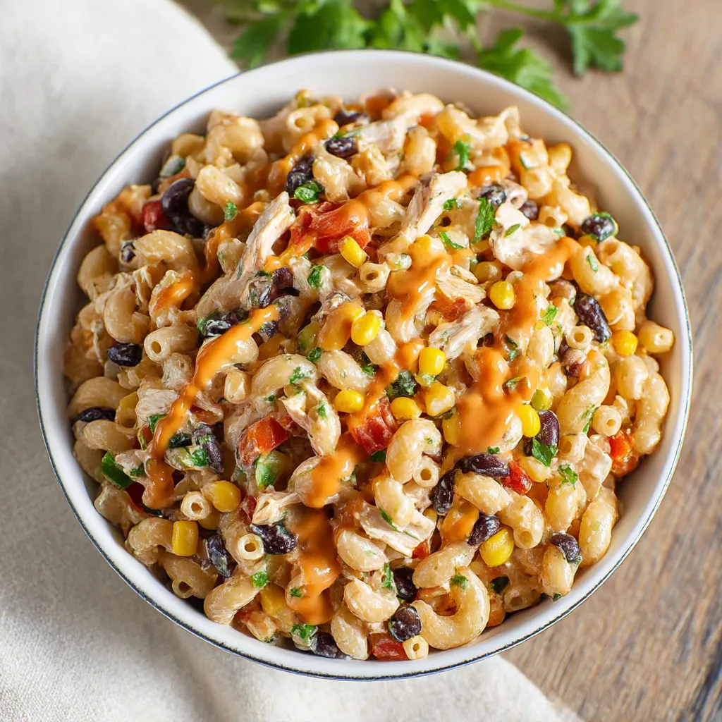 BBQ Chicken Pasta Salad