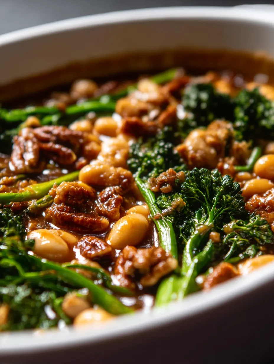 Miso Tahini Whipped Sweet Potato Bowl with Spiced Beans.