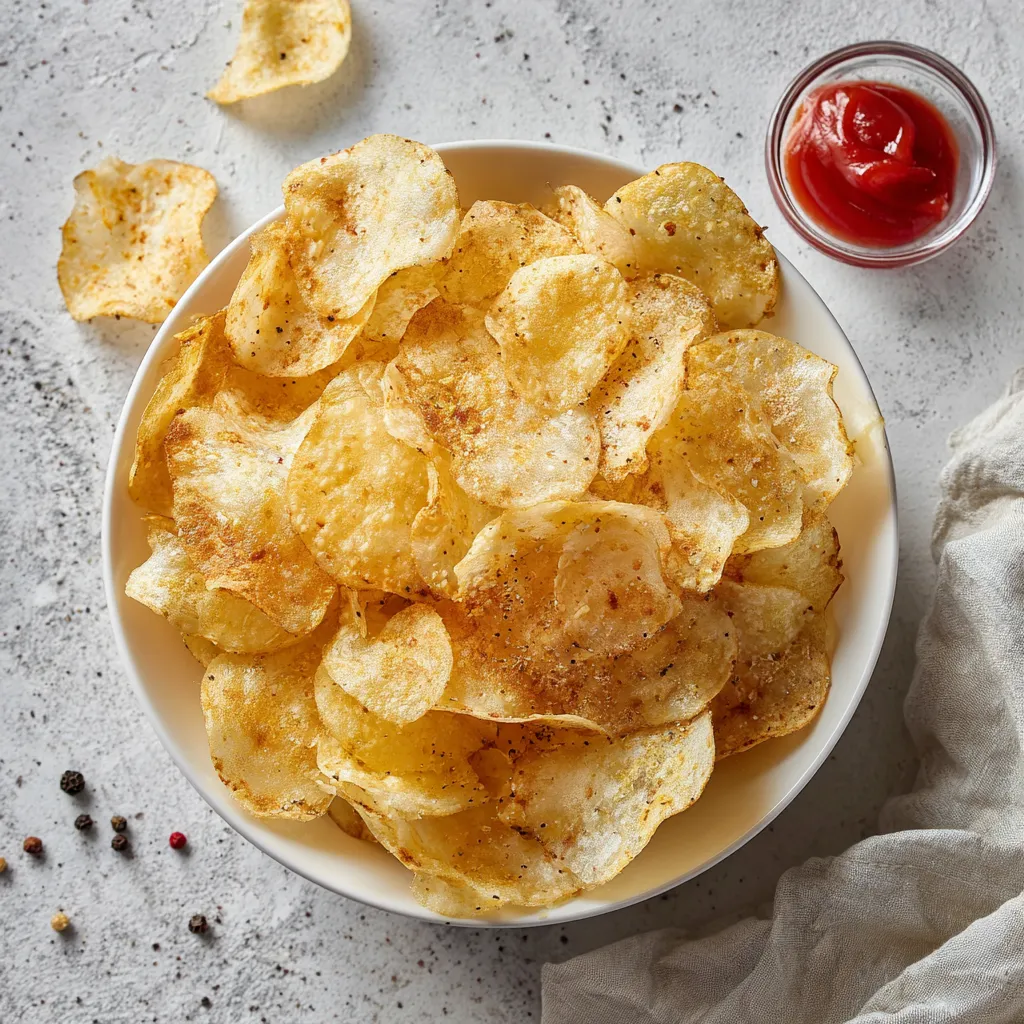 Baked Potato Chips Recipe