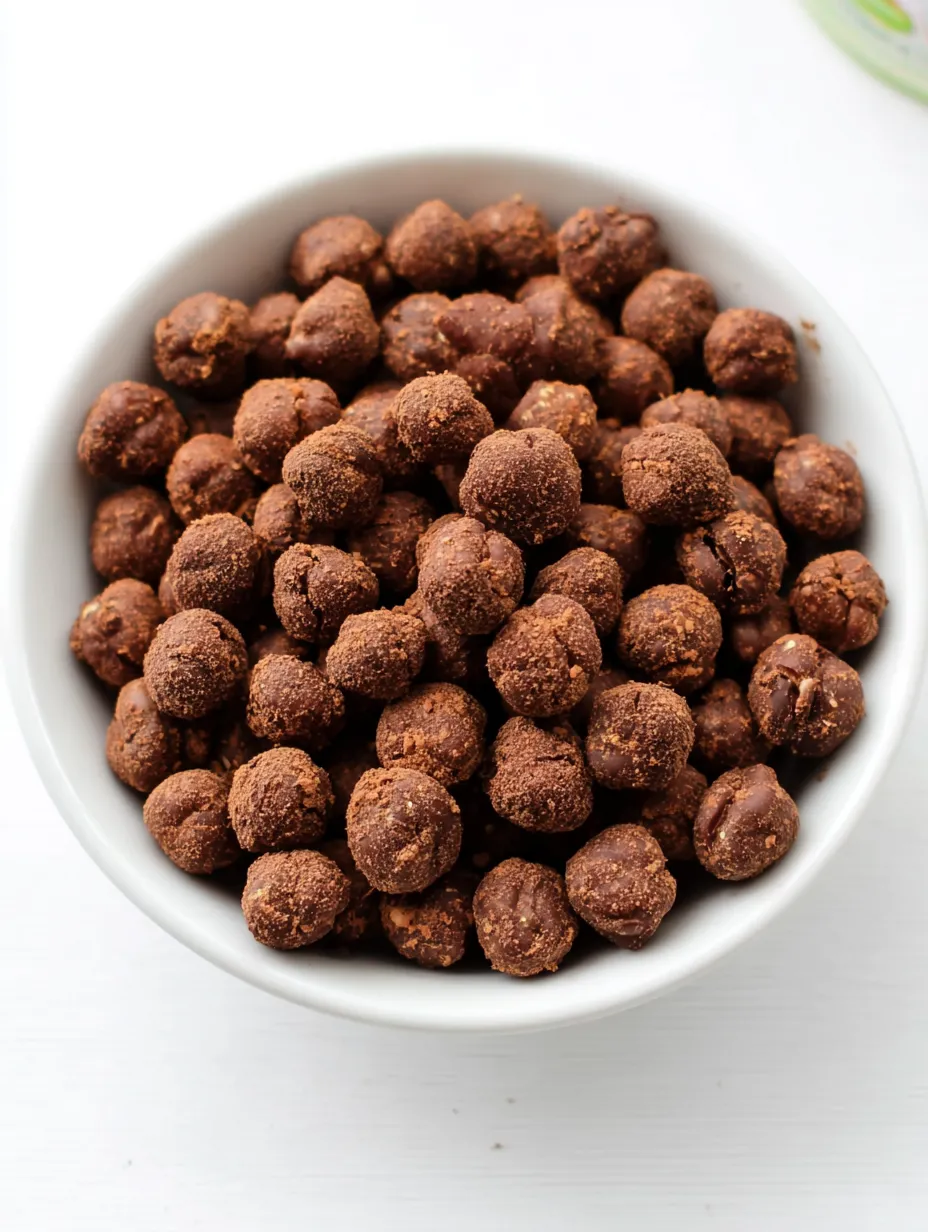 Crispy Cocoa Air Fryer Chickpeas Recipe.